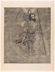 Heiliger Christophorus mit dem Christuskind