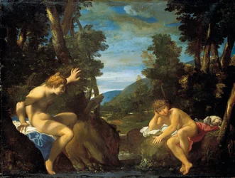 Salmacis und Hermaphroditus