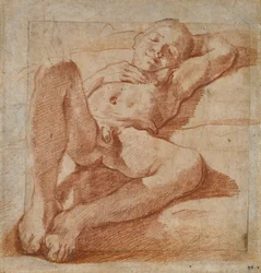 Studie eines nackten Jungen, 1575-1619