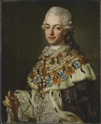 Porträt von König Gustav III. von Schweden