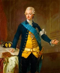 Porträt von Gustav III. von Schweden