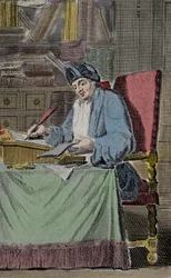 Porträt von Hercules Savinien Cyrano dit Cyrano de Bergerac, französischer Schriftsteller