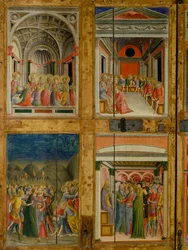 Reliquiar der Türen von Santa Maria della Scala. Innenpaneel