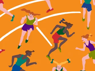Olympische Läufer