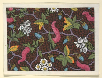 Florales Design für bedruckte Textilien