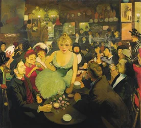 Im Montmartre-Club Le Mirliton von Aristide Bruant, 1886-1887
