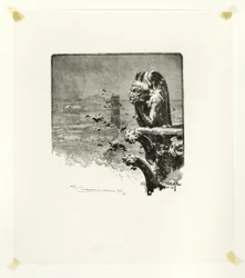 Der Vampir von Notre-Dame, Tafel neun aus Le Long de la Seine et des Boulevards