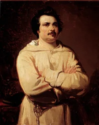 Porträt des französischen Schriftstellers Honoré de Balzac
