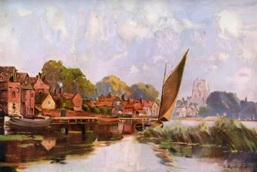 Am Fluss bei Beccles, Suffolk