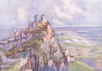 San Marino, aus Hutchinsons Picturesque Europe, veröffentlicht von Hutchinson & Son, ca. 1930