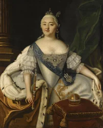 Porträt der Kaiserin Elisabeth 1709-1762