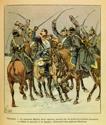 Die östliche Armee: Während der Schlacht von Villersexel, das Schlachtschiff Marlier des 5. Regiments von den Preußen umzingelt, gelang es zu entkommen
