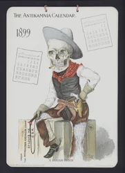 Illustration für den Antikamnia-Kalender, 1899