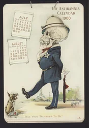 Illustration für den Antikamnia-Kalender, 1900