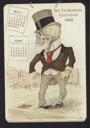 Illustration für den Antikamnia-Kalender, 1900