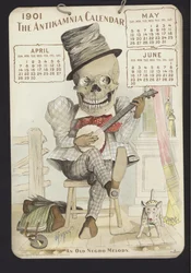 Illustration für den Antikamnia-Kalender, 1901