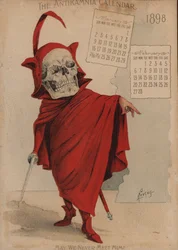 Mephistopheles, Illustration für Antikamnia Kalender
