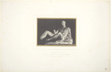 Der Theseus von Phidias (Fragment des Giebels des Parthenon von Athen, jetzt im Britischen Museum)