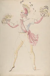 Franconi, wirbelnde Flammenkegel, 1768-1810