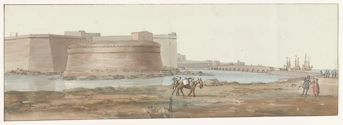 Ansicht von Gallipoli (Voyage en Italie, en Sicile et à Malte - 1778)