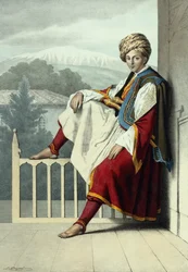 Ein Begleiter von Veli Pascha von Thessalien, um 1819