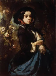 Porträt einer Dame, ca. 1860-65