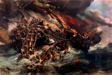 Der Brand des Dampfers 