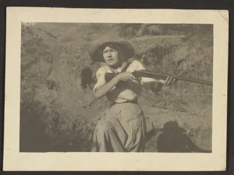 Florence mit Gewehr
