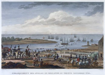 Die Einschiffung der Engländer in Holland, 30. November 1799