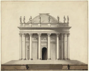Ein klassischer Tempel