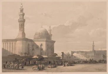 Ägypten und Nubien: Band III - Nr. 38, Moschee des Sultans Hassan vom Großen Platz der Rameyleh