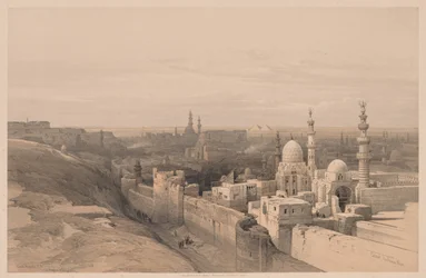 Ägypten und Nubien: Band III - Nr. 26, Kairo, Blick nach Westen, 1838