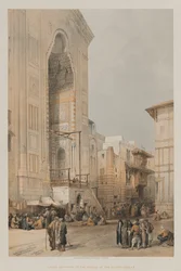 Ägypten und Nubien, Band III: Haupteingang zur Moschee des Sultans Hassan
