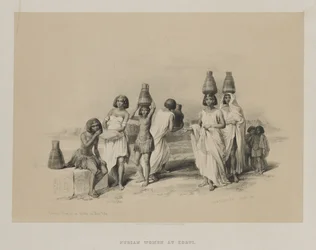 Ägypten und Nubien, Band I: Nubische Frauen in Kortie, am Nil