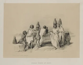 Ägypten und Nubien, Band I: Nubische Frauen in Kortie am Nil, 1847