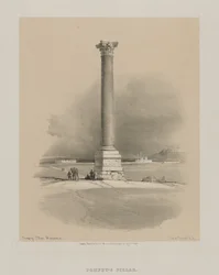 Ägypten und Nubien, Band I: Pompeys Säule, Alexandria, 1846