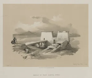 Ägypten und Nubien, Band I: Tempel von Wady Saboua, Nubien, 1846