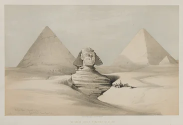 Ägypten und Nubien, Band I: Die große Sphinx, Pyramiden von Gizeh