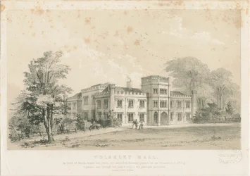 Wolseley Hall: Stahlstich, undatiert [ca. 1830]