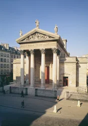 Fassade der Kirche Notre-Dame de Lorette, erbaut 1823-36