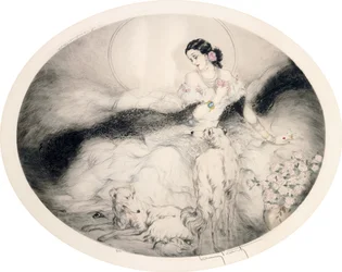 Dame mit Kamelien, ca. 1917