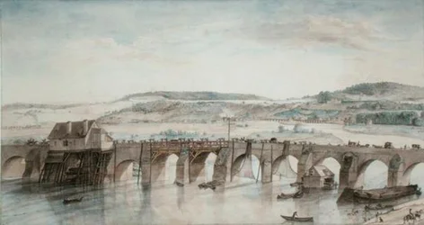 Die zwei Brücken (Saint-Cloud und Sevres)
