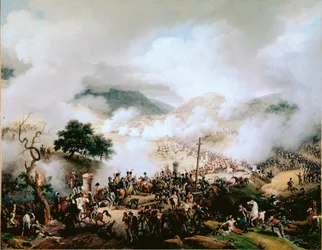 Napoleonische Kriege (Spanischer Krieg): die Schlacht von Somosierra, am 30.11.1808