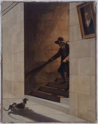 Der Abstieg über die Treppe