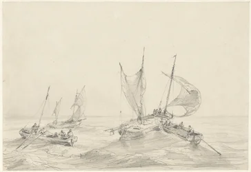 Meer mit Fischerbooten