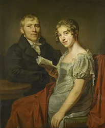 Hendrik Arend van den Brink (1783-1852) und seine Frau Lucretia Johanna van de Poll (1790-1850)