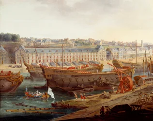 Werft: Der Hafen von Brest (Detail)