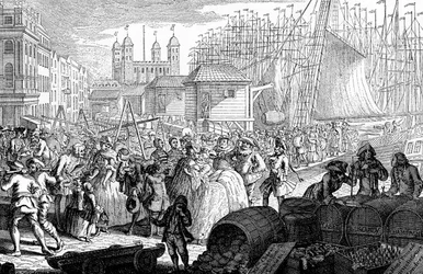 Die Importe Großbritanniens aus Frankreich..., 1757