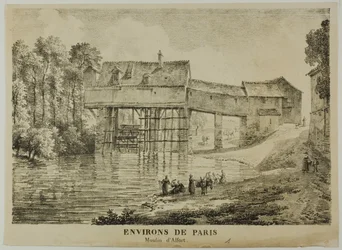 Die Umgebung von Paris: Alfort-Mühle