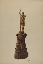 Treppenpfosten, 1938